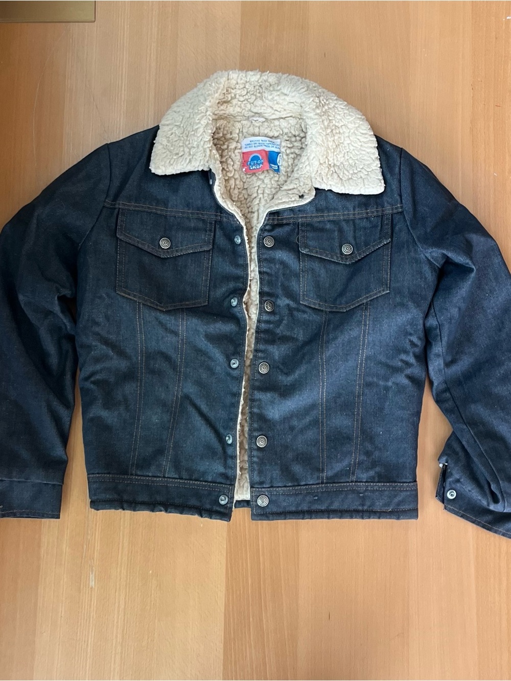 Sears navy denim vintage 80s jacket